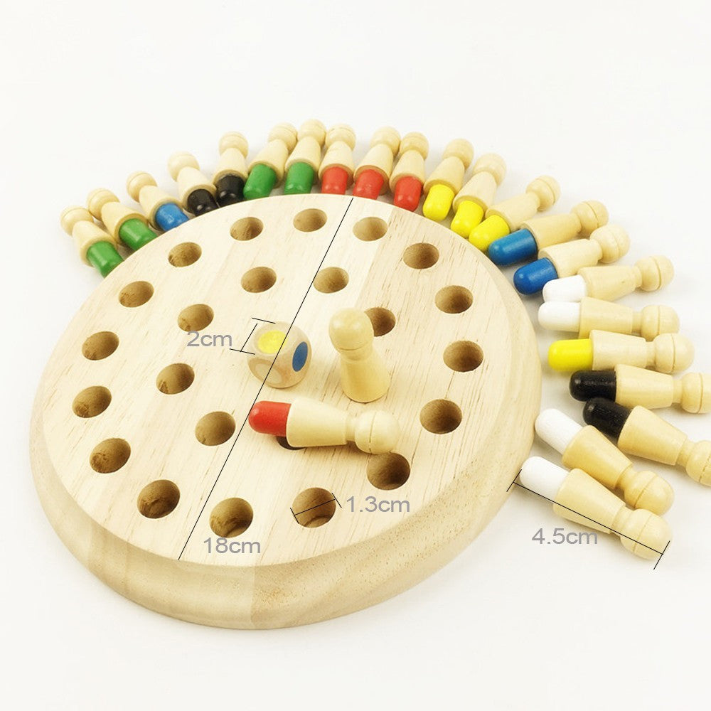 Wooden Memory Match Game | Montessori-Inspired Educational Toy - Explorer Corner Toys