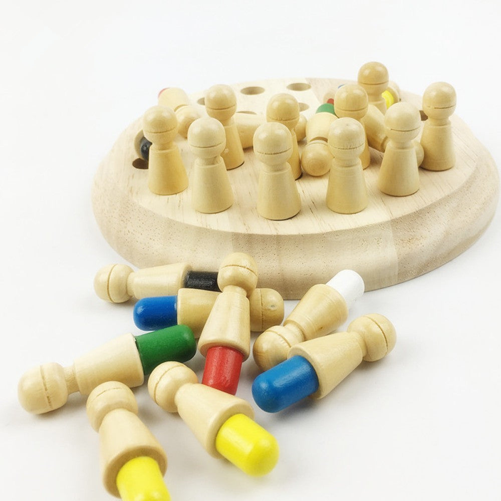 Wooden Memory Match Game | Montessori-Inspired Educational Toy - Explorer Corner Toys