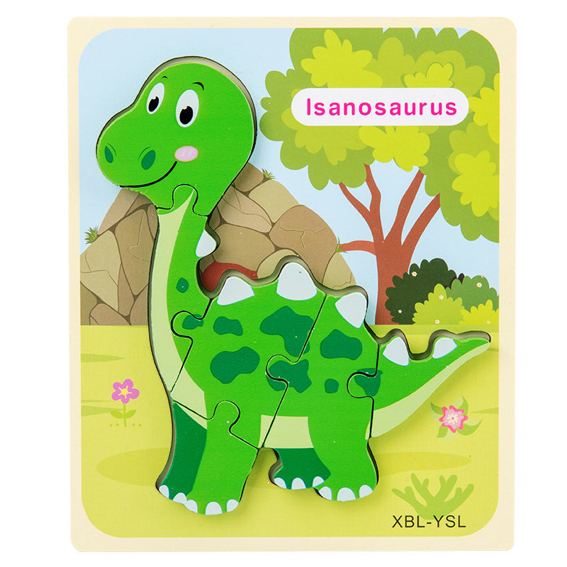 Wooden Dinosaur Puzzle Sets| Early Learning Toy - Explorer Corner Toys