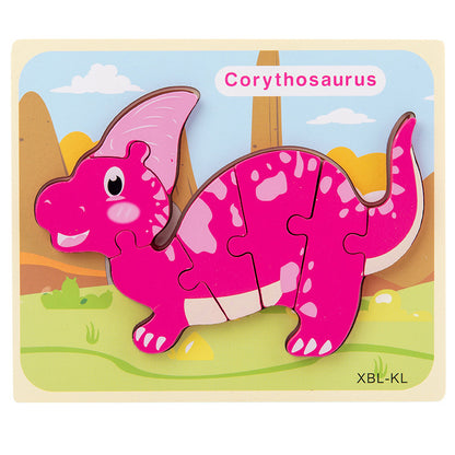 Wooden Dinosaur Puzzle Sets| Early Learning Toy - Explorer Corner Toys