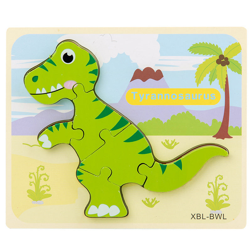 Wooden Dinosaur Puzzle Sets| Early Learning Toy - Explorer Corner Toys