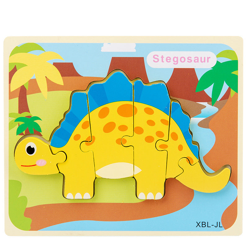 Wooden Dinosaur Puzzle Sets| Early Learning Toy - Explorer Corner Toys