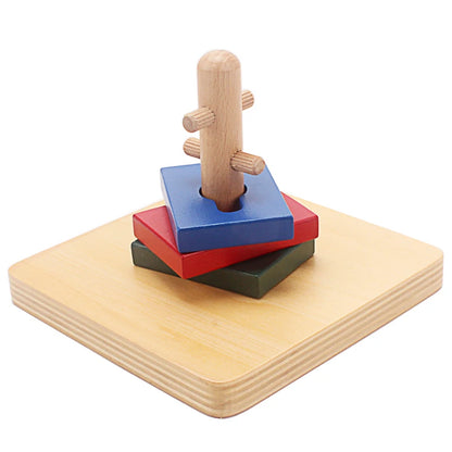 Montessori Wooden Stacking Rings Toy