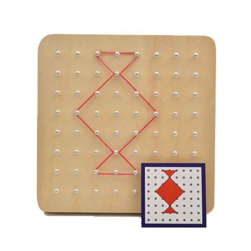 Wooden Geoboard Pattern Set