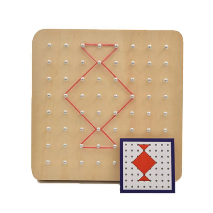 Wooden Geoboard Pattern Set