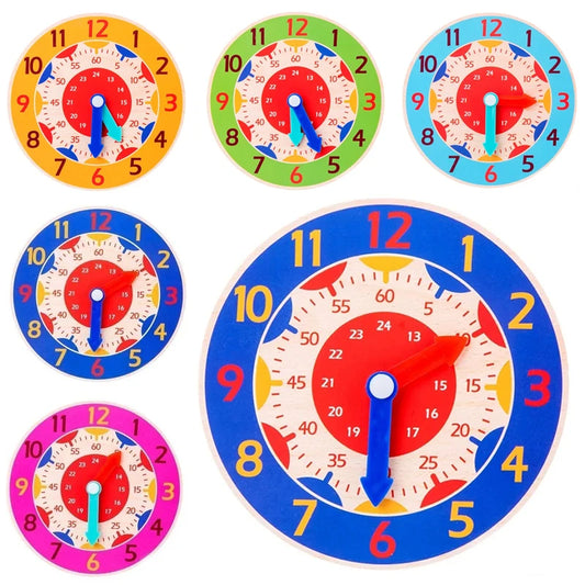 Montessori Wooden Time Teaching Clock