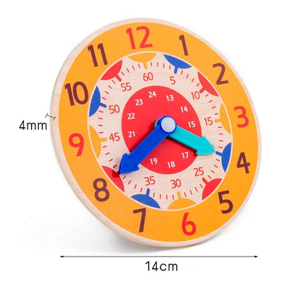 Montessori Wooden Time Teaching Clock