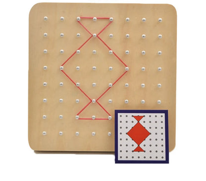 Wooden Geoboard Pattern Set