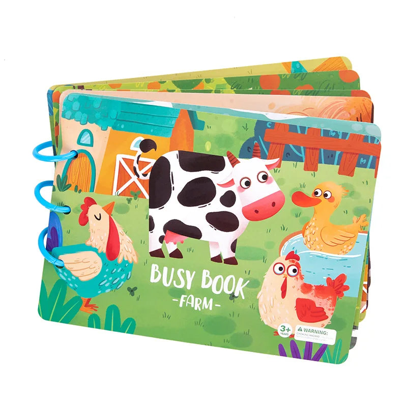 Interactive Busy Book for Early Learning