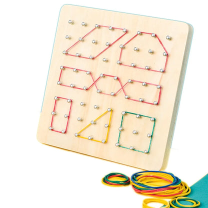 Wooden Geoboard Pattern Set