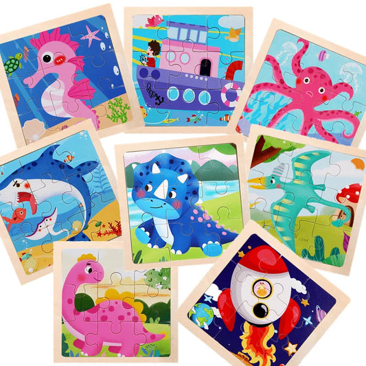 Montessori Wooden 3D Puzzles