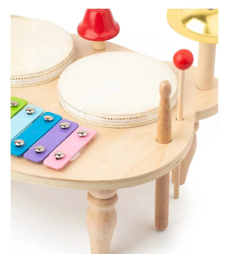 Wooden Musical Instrument Set for Toddlers