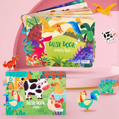 Interactive Busy Book for Early Learning