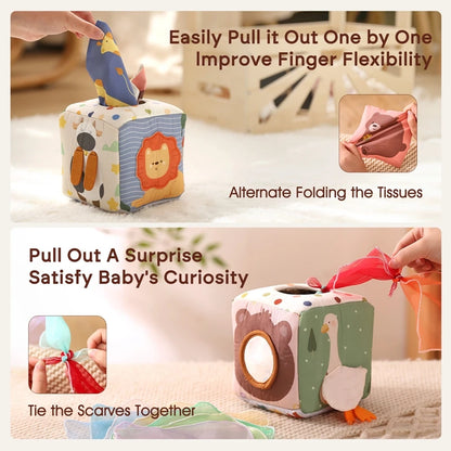 Magic Tissue Sensory Box