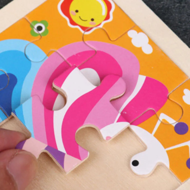 Montessori Wooden 3D Puzzles