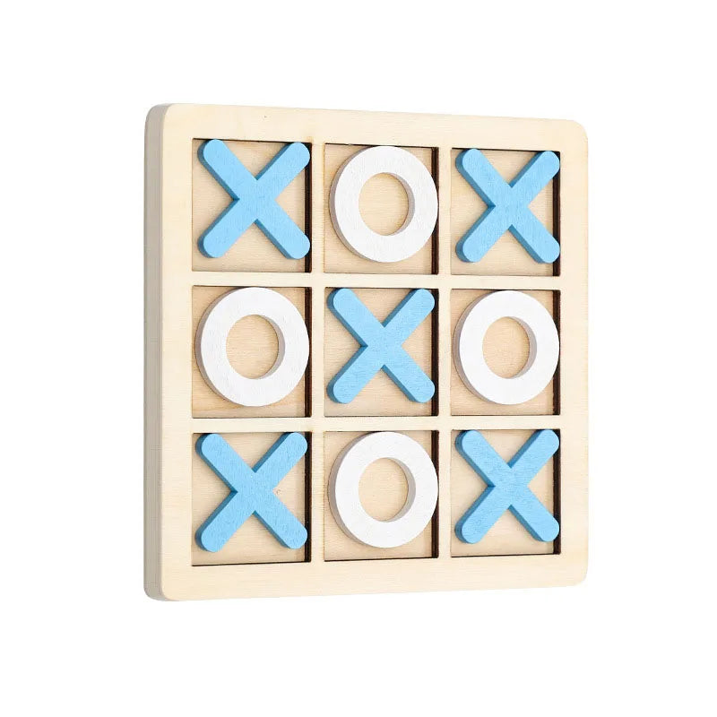 Montessori Wooden Tic-Tac-Toe Puzzle Game