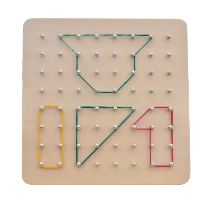 Wooden Geoboard Pattern Set