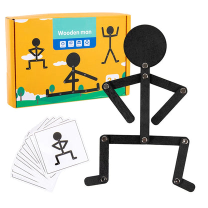 Wooden Pose & Play Figure